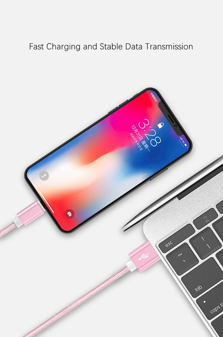 3m USB-C to Lightning Cable – Quick Charge & Sync

