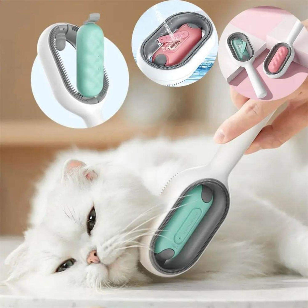 4-in-1 cat grooming brush tool