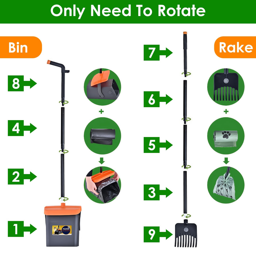 Outdoor Dog Poop Rake