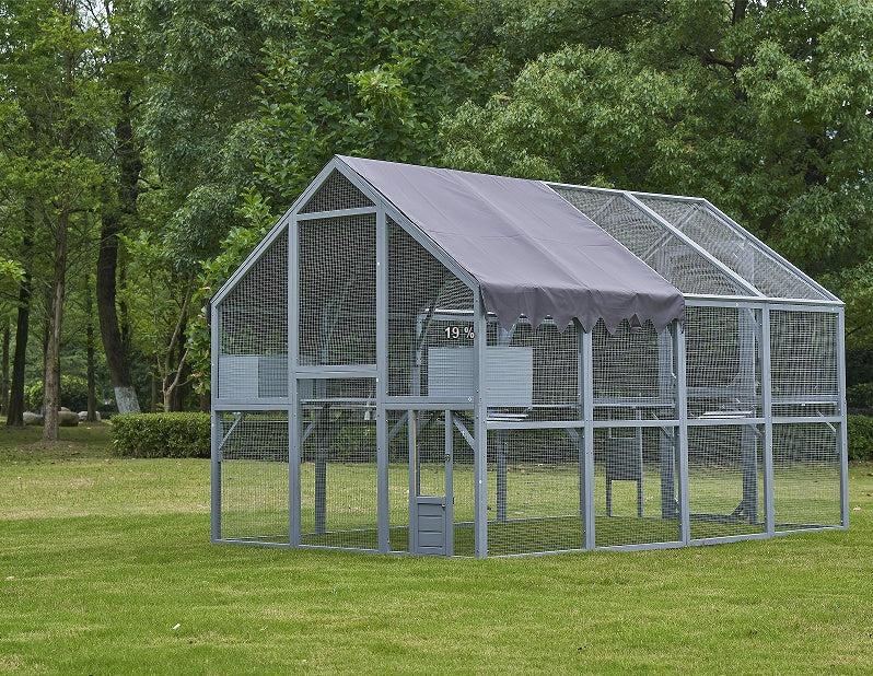Weatherproof Cat Fence Shelter