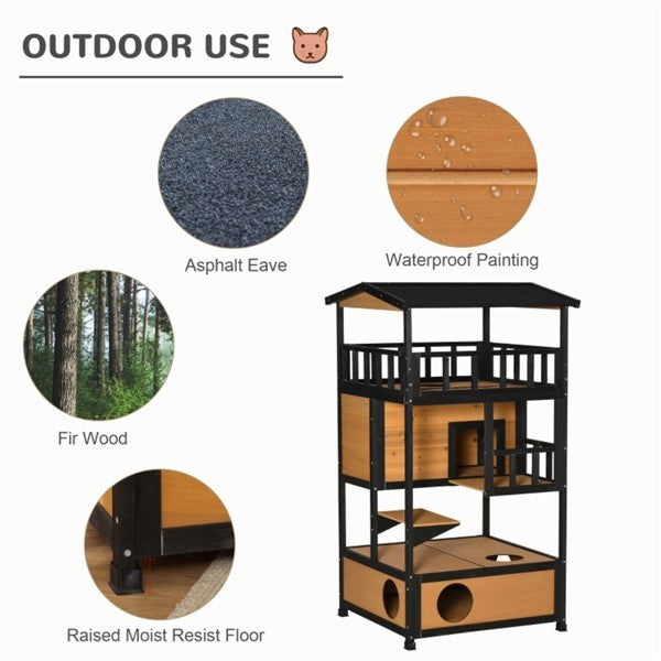 Outdoor Uses of Wooden Cat House