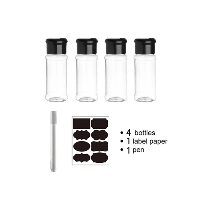 4PCS Spice Jar Set