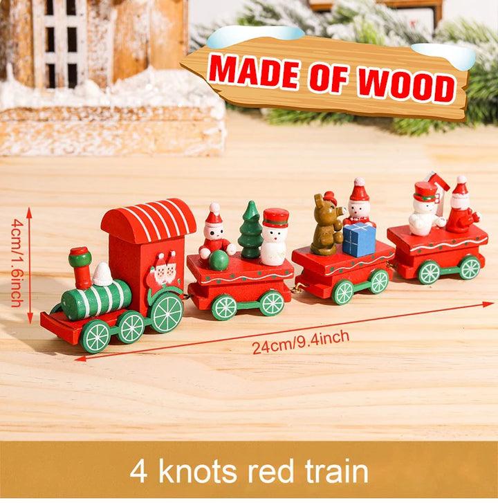 4 Knots train made of wooden