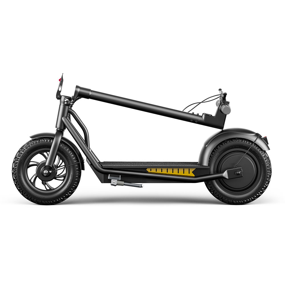 CXA19 Adult Electric Scooter 500W Brushless DC Motor, 55KM Long Range, 33KMPH Speed, Black, 12 Inches Tires, Aluminium Alloy Body, Daily Commuting Kick Scooter