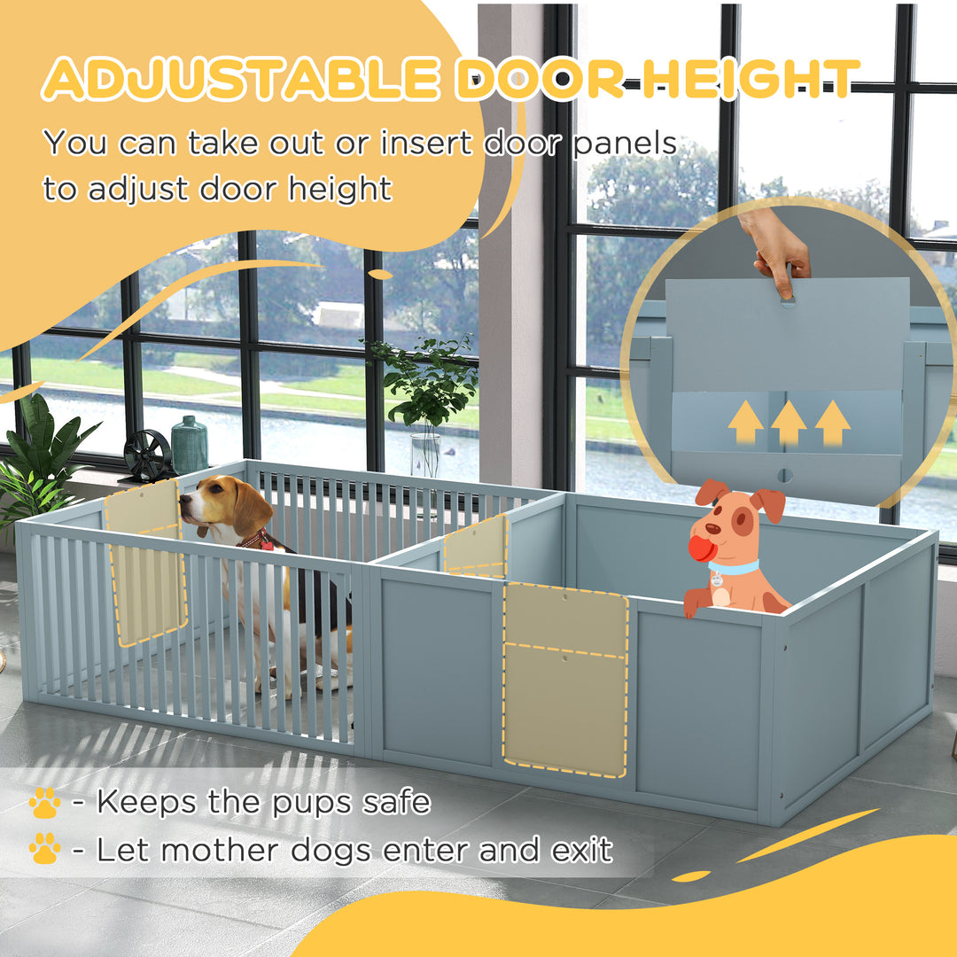 Adjustable Door Height Dog Egg Crate