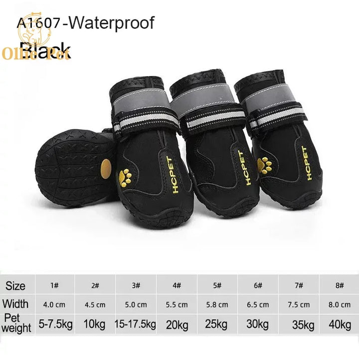 4pcs Dog Boots For Outdoor Adventures