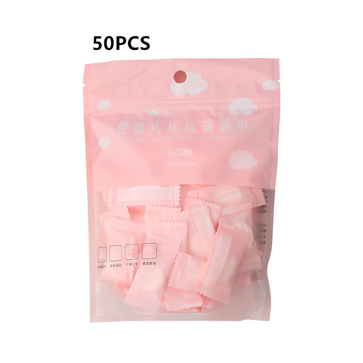 50PCS Outdoor Compressed Travel Towels