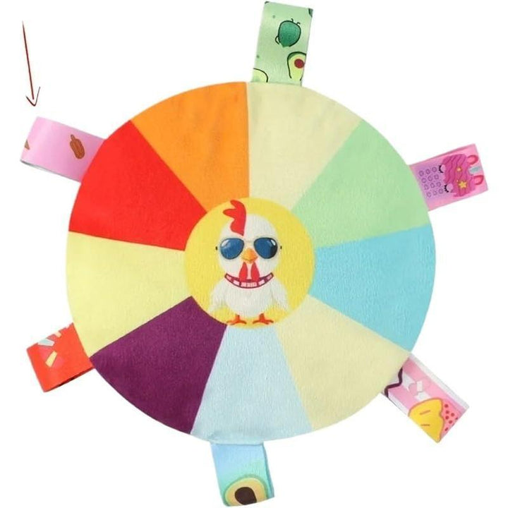 Chick Plush Dog Flying Disc Toy