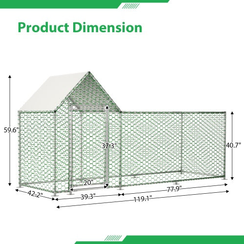 Poultry Habitat Cage Product Dimension
