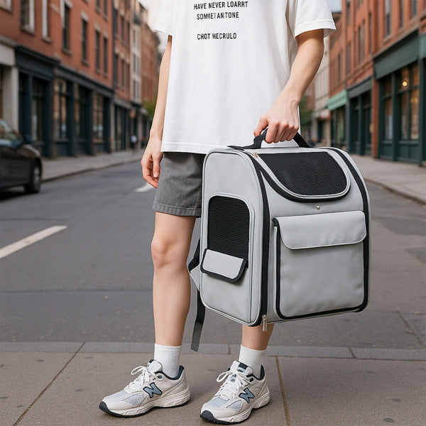 Breathable Mesh Cat Dog Carrier