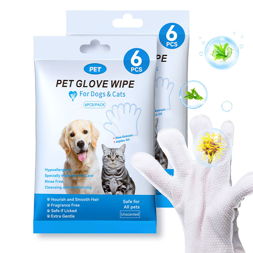 6PCS Pet Wipes Pack
