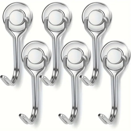 6Pcs Rotating Magnetic Hooks
