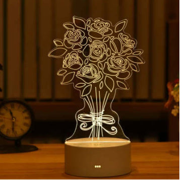 Xmas LED night light lamp