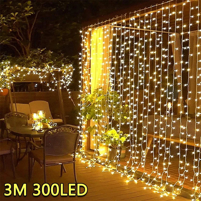 8-mode LED garland for Outdoor