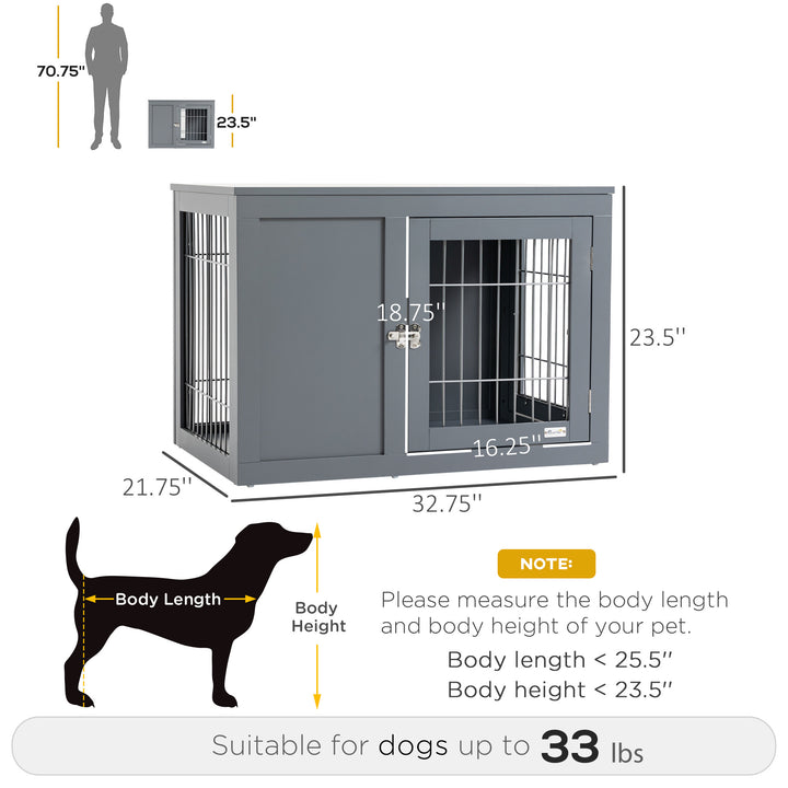 Dog Cage End Table Dimensions