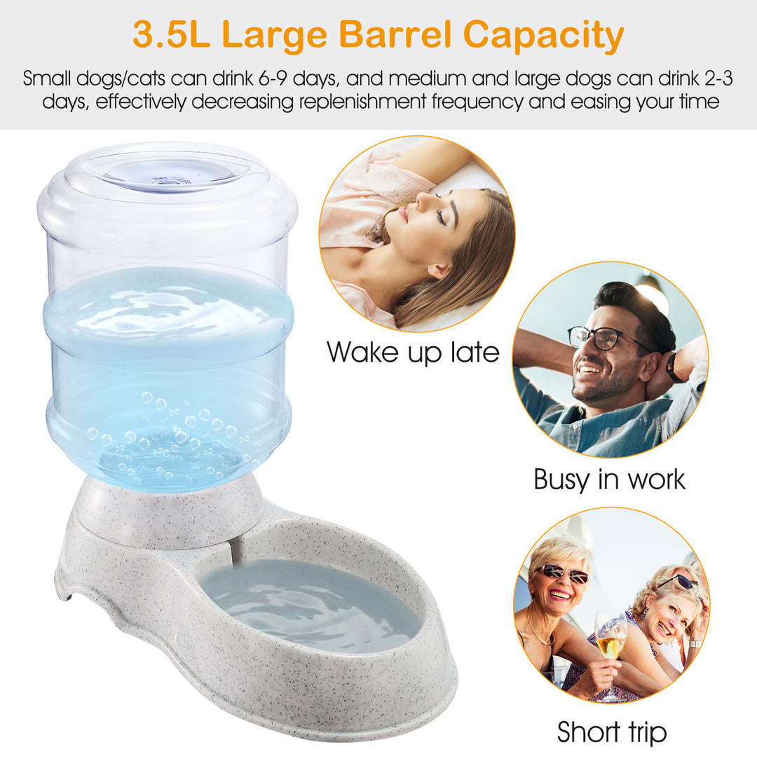 3.5L Gravity Water Feeder Capacity
