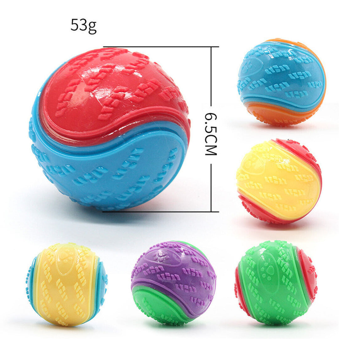 Dimensions of Squeaky Dog Balls