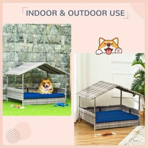 Indoor and Outdoor Pet Bed Rattan