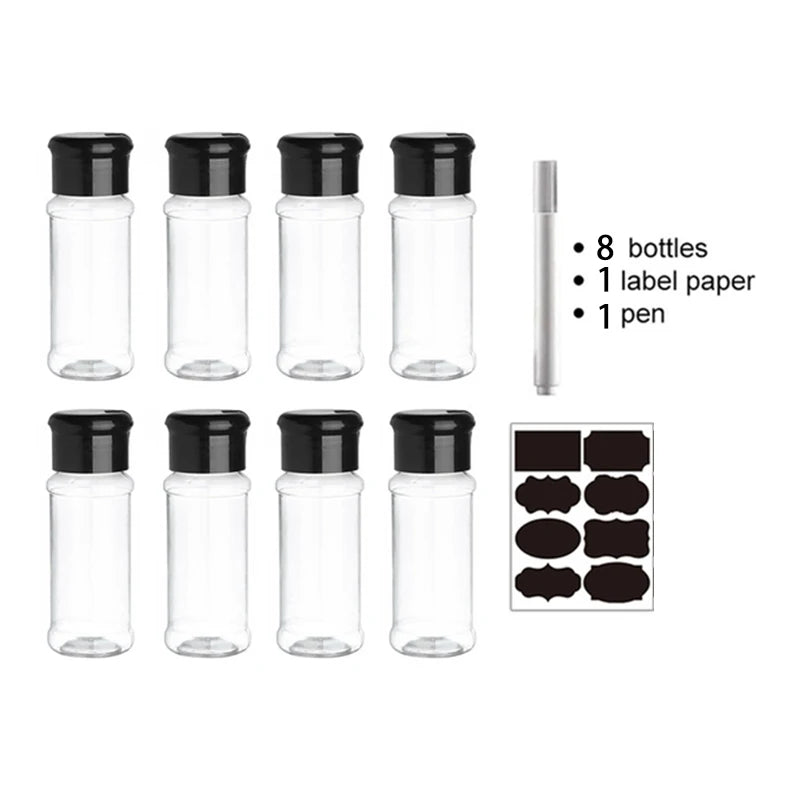 8PCS Jars Spice Storage