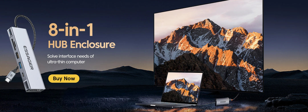 8 in one hub enclosure 