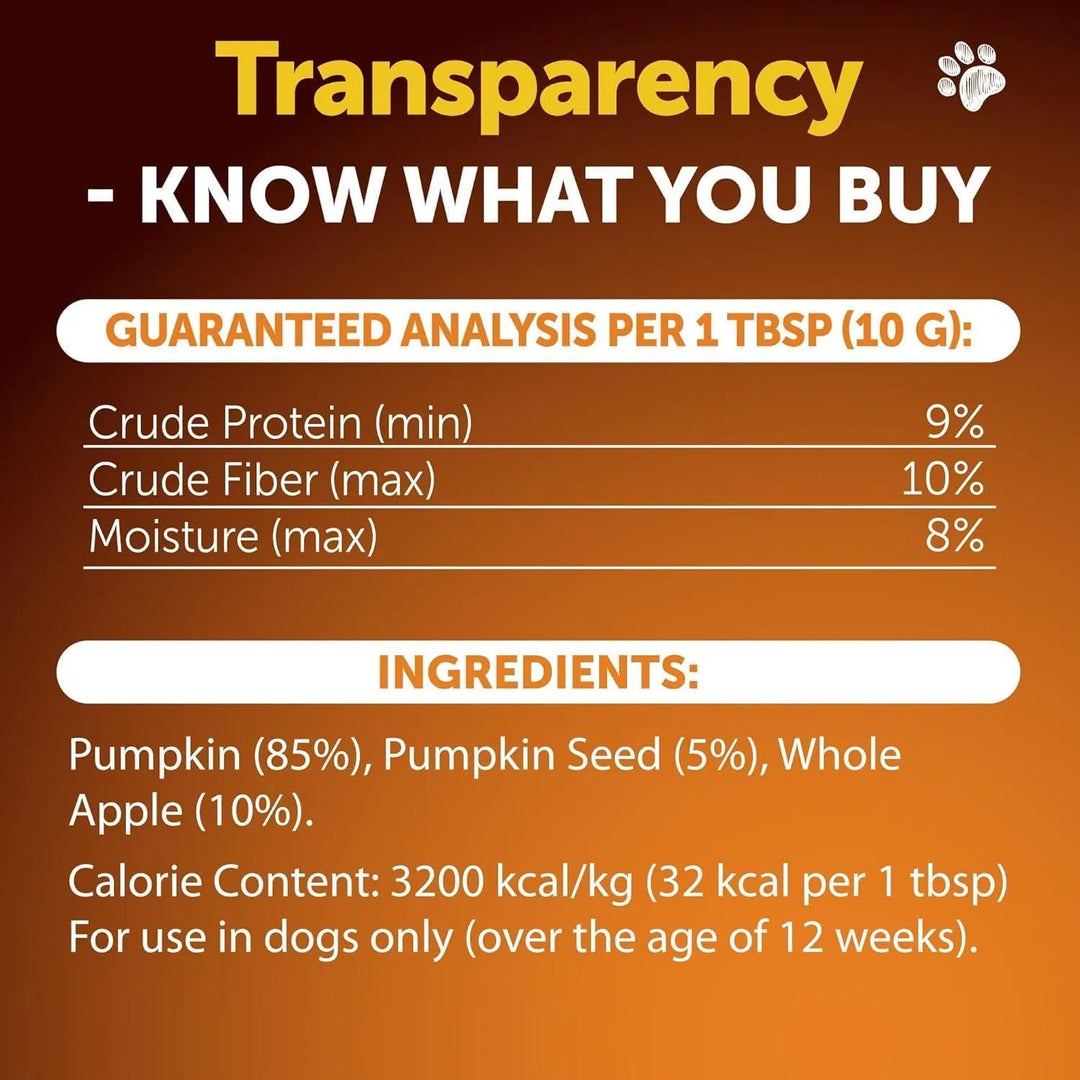 8 oz dog pumpkin fiber supplement