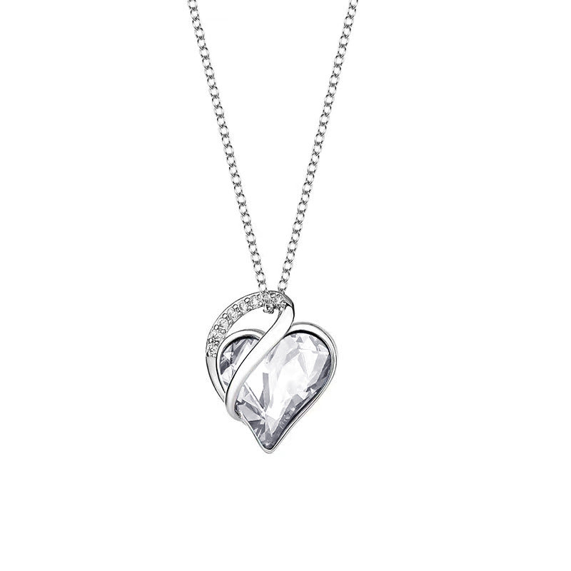 925 silver heart jewelry necklace