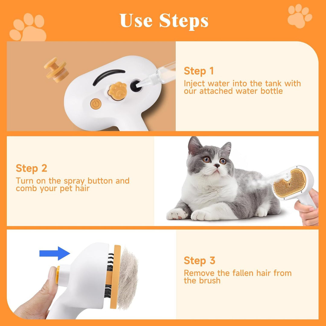 Instructions for using a pet grooming tool