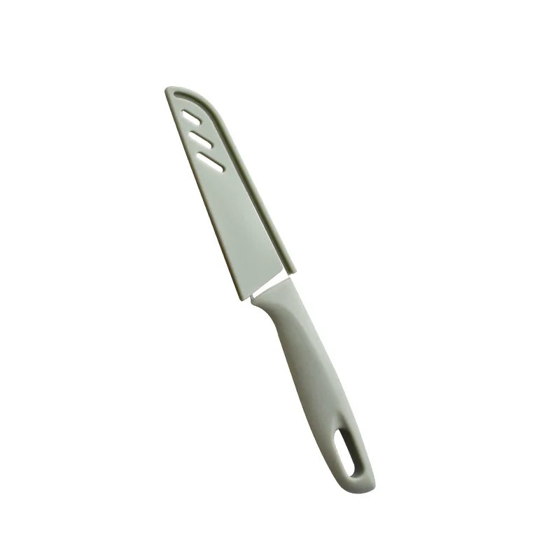A Blue Colour Portable Stainless Steel Kitchen Knife
