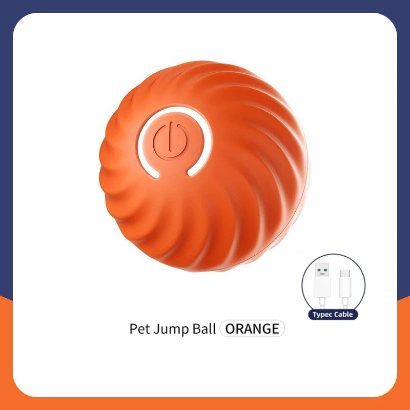 A Orange Pet Jump Ball 