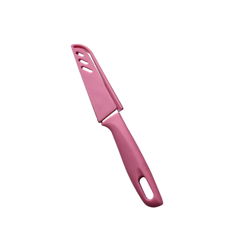 A Single Pink Colour  Bread Cutter Stainless Steel Knife 