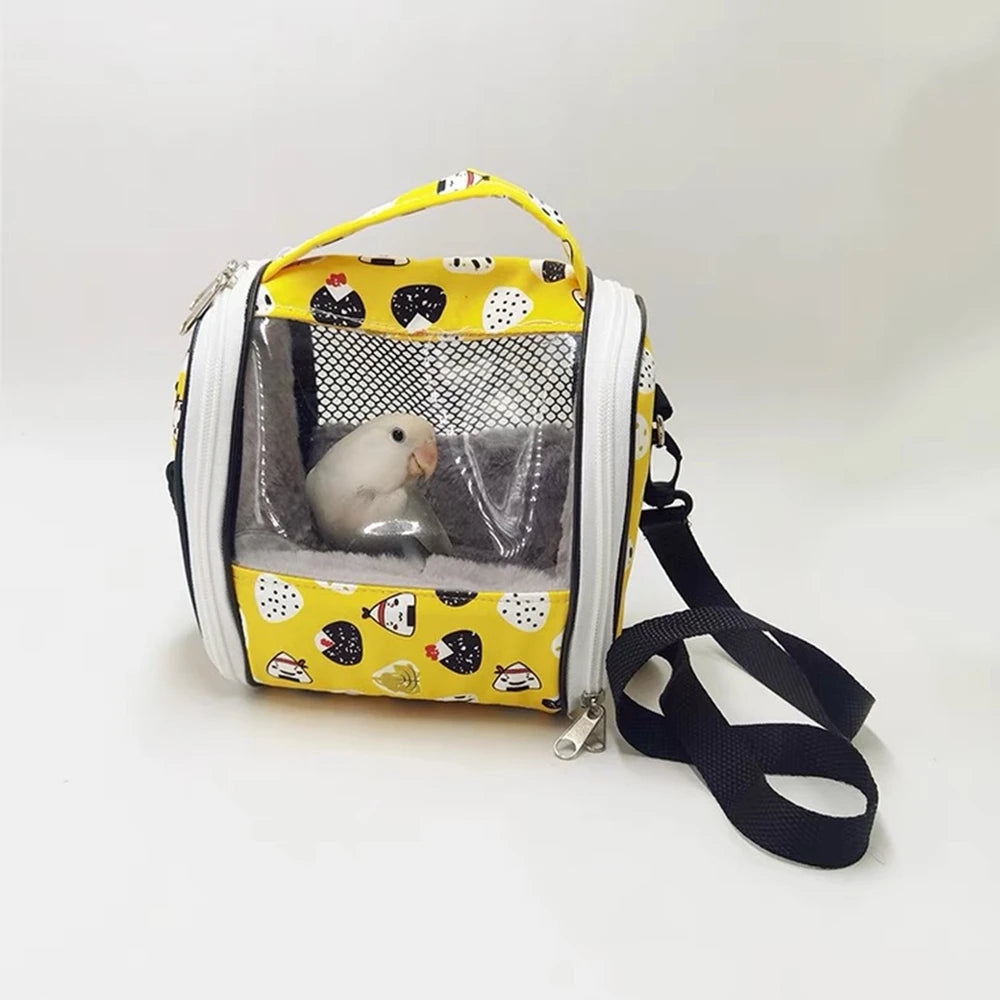 A Small Winter Pet Travel Backpack Carrier