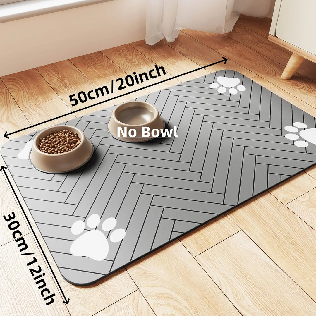 Absorbent Bowl Mat for Pets