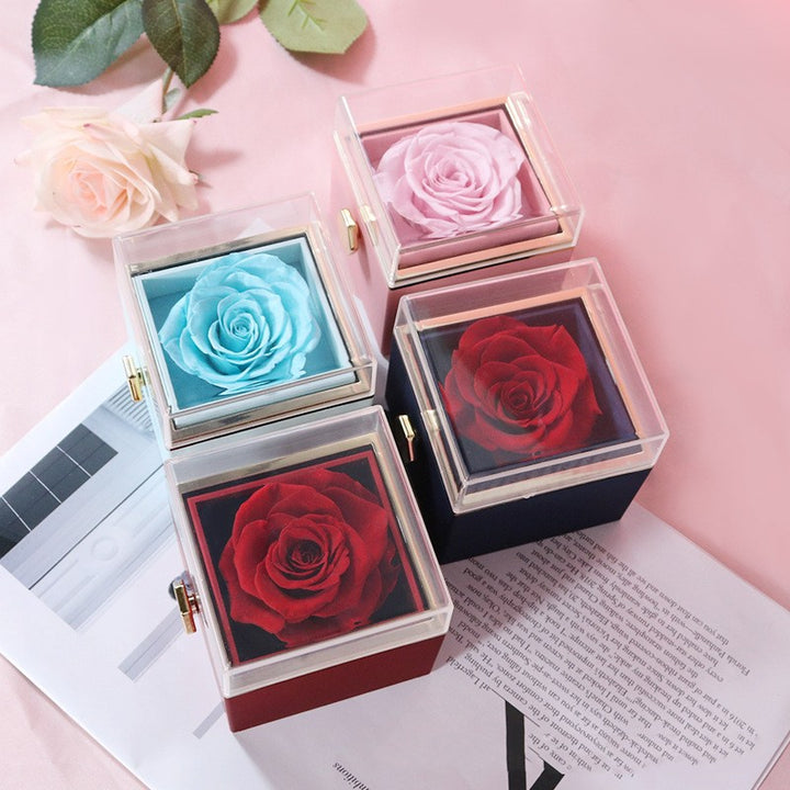 Acrylic Ring Box Valentine's Day Proposal