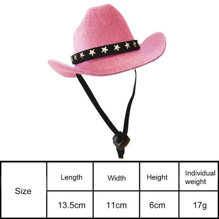 Adjustable Cowboy Hat for Dogs