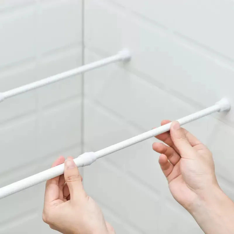 Adjustable Curtain Rod Without Drilling