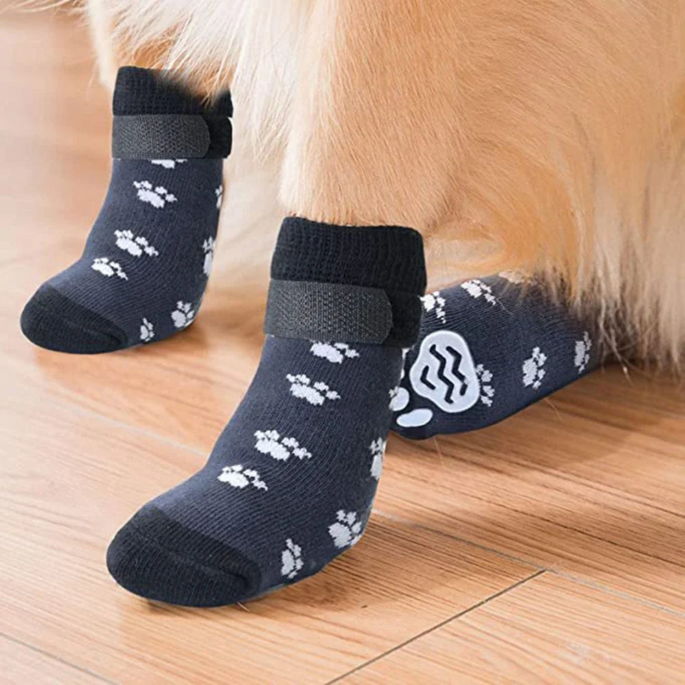 Adjustable Dog Socks 