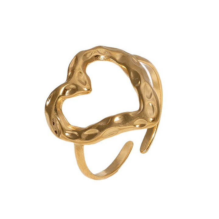 Adjustable Heart Ring Jewelry