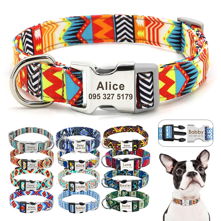 Adjustable Nylon Dog Collar