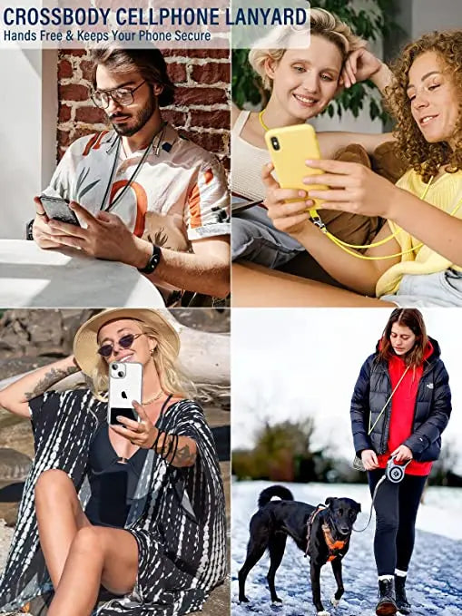 Adjustable Nylon Phone Neck Strap – Anti-Lost Design

