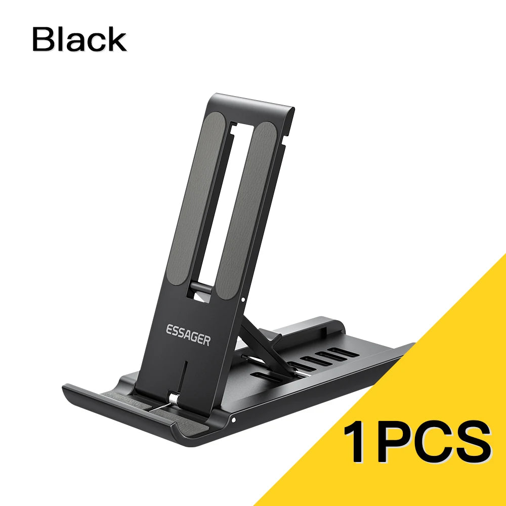 Adjustable Tablet Dock in black color 