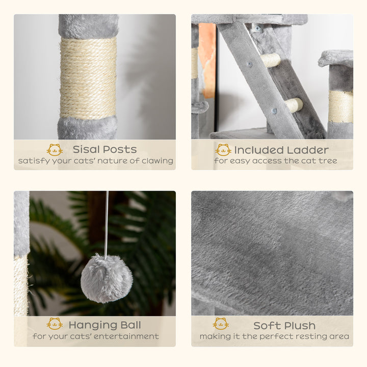 Adjustable cat tree for apartments