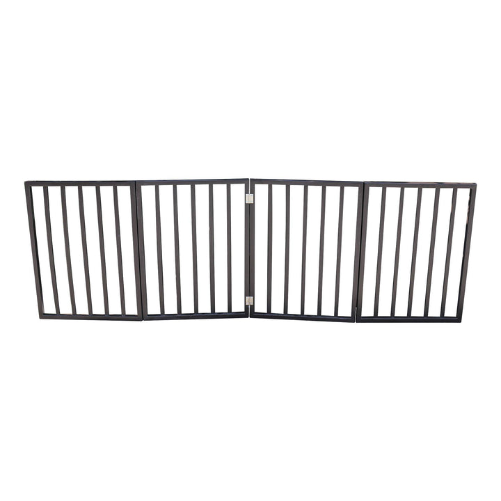 Adjustable folding gate for small and medium dogs