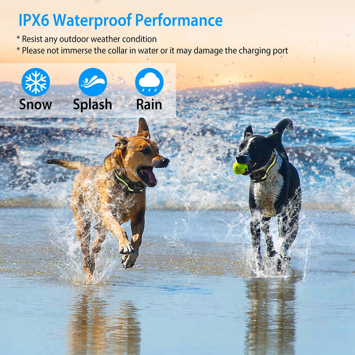 Adjustable intensity dog bark training collar