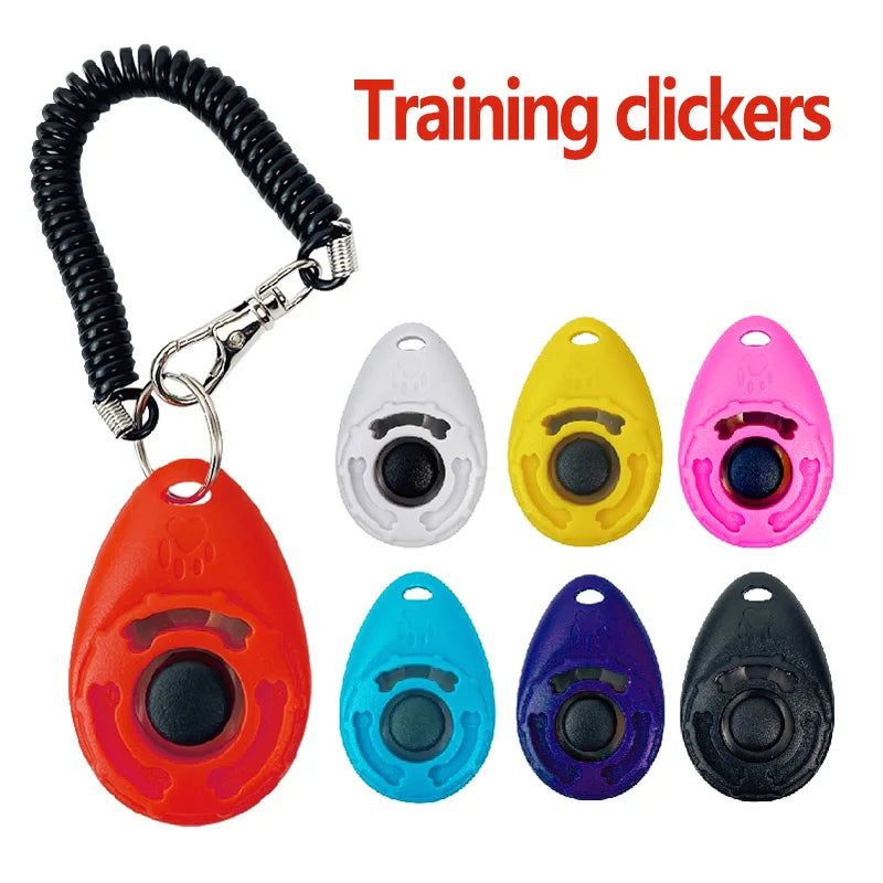 Adjustable pet training clicker