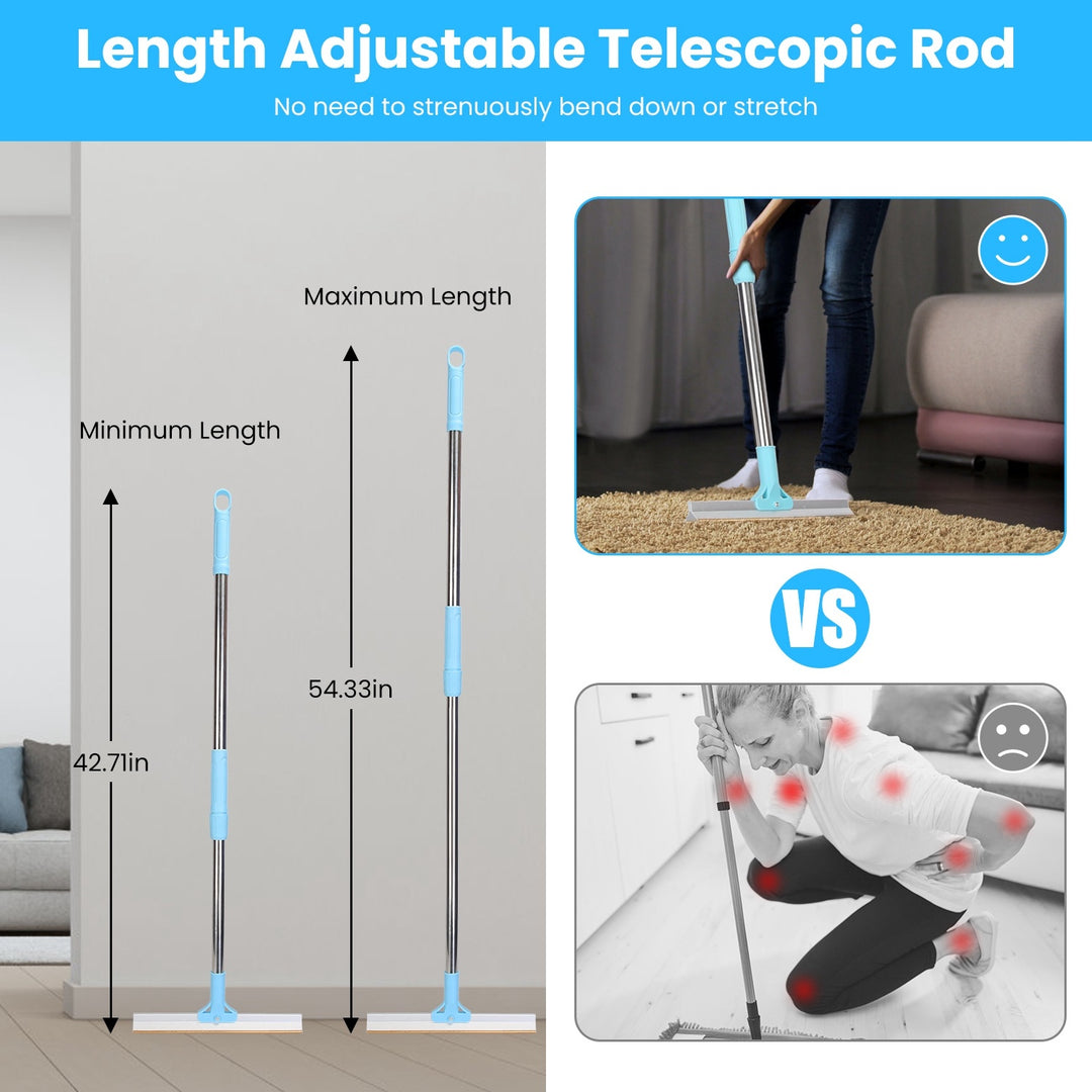 Adjustable rod lint shaver