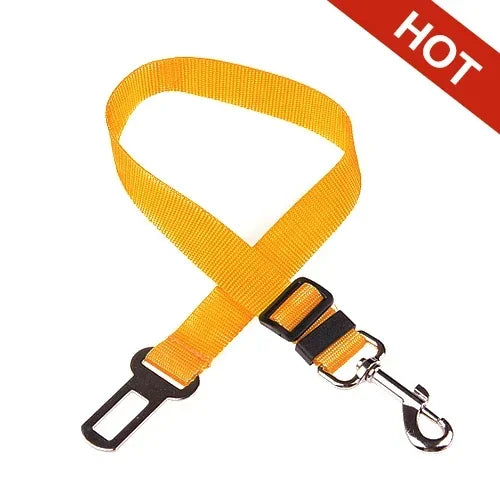 Adjustable strap for pet vehicle safety