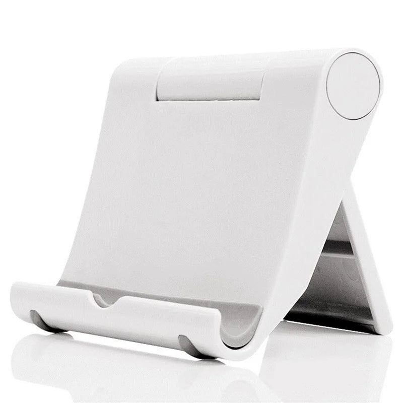 Adjustable tablet holder for desk
