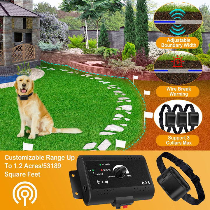 Adjustable tone shock collar for dogs