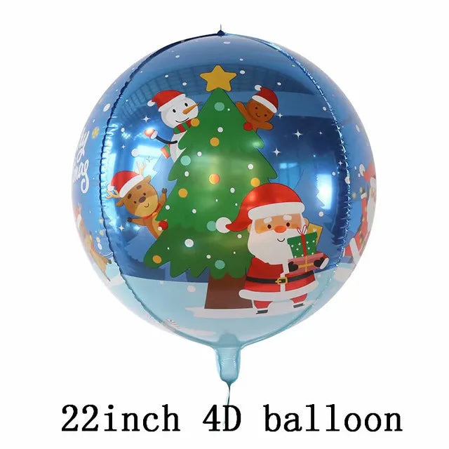 Air globos with holiday-themed designs Baloon