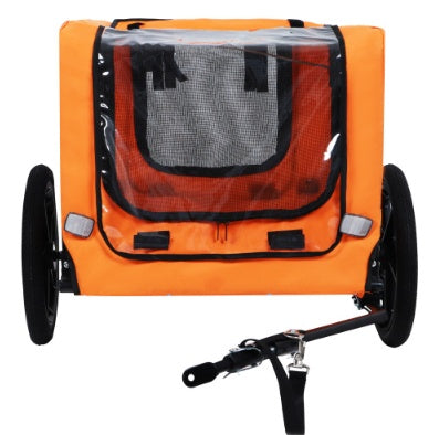 All-terrain wheels pet bike trailer
